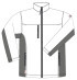 Softshell-Jacke LORENCIC LO-ACTIVE 300 g weiß/anthrazit