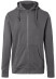 Kapuzen-Sweatjacke KÜBLER SHIRTS – anthrazit – UV-Schutz UPF 50+