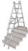 Vielzweckleiter Alu KRAUSE® CORDA® mit Treppenfunktion
