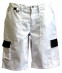 Arbeitsshorts LORENCIC LO-PROTEC 245 g weiß/grau
