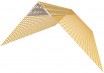 PVC-Winkel mit aufkasch. WDVS-Gewebe orange 10x15 cm / 2,50 lfm