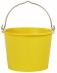 Baueimer gelb 12 Liter kranbar