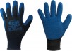 Strick-Handschuh BLUE LATEX Schrumpf-Latex