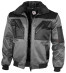 Pilotenjacke QUALITEX - grau/schwarz